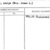Mayer, Adolph (Mrs. Aimee L.)