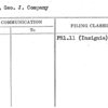 Mayer, Geo. J. Company