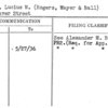 Mayer, Lucius W. (Rogers, Mayer & Ball)