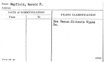 Mayfield, Harold F.