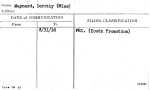 Maynard, Dorothy (Miss)
