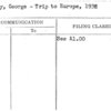 McAneny, George - Trip to Europe, 1938