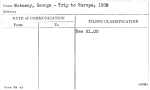 McAneny, George - Trip to Europe, 1938