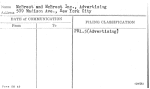McBrest and McBrest Inc., Advertising
