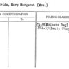 McBride, Mary Margaret (Mrs.)
