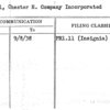 McCall, Chester H. Company Incorporated