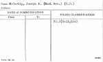 McCarthy, Joseph E. (Most Rev.) (D.D.)