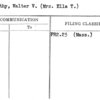 McCarthy, Walter V. (Mrs. Ella T.)
