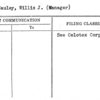 McCauley, Willis J. (Manager)