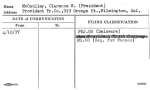 McCaulley, Clarence W. (President)