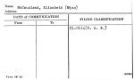 McCausland, Elizabeth (Miss)