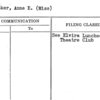 McClosker, Anne E. (Miss)