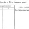 McCloskey, J.A. (City Passenger Agent)