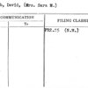 McComb, David, (Mrs. Sara M.)