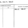 McCrady, Jane R. (Miss)