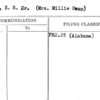McDavid, E.R. Sr. (Mrs. Millie Owen)