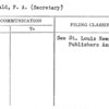 McDonald, F.A. (Secretary)
