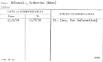 McDonnell, Catherine (Miss)