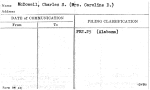 McDowell, Charles S. (Mrs. Caroline D.)