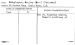 McEnglegart, Marjory (Mrs.) (Chairman)
