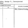 McFadden, George J., Incorporated