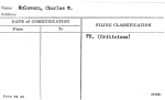 McGovern, Charles W.