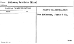 McGowan, Patricia (Miss)
