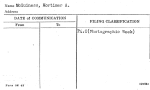 McGuiness, Mortimer A.