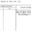 McKee, Edward M. Post, No. 131