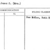 McKee, James S. (Mrs.)