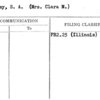 McKelvey, S.A. (Mrs. Clara M.)