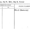 McKinney, Roy W. (Mrs. May M. Faris)