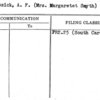 McKissick, A.F. (Mrs. Margaretet Smyth)