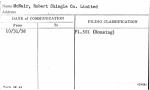 McNair, Robert Shingle Co. Limited