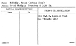 McNally, Frank (Acting Secy)