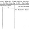 McPherran, Helen M. (Miss) Ladies Auxiliary