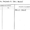 McQuate, Benjamin F. (Mrs. Maude)