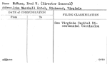 McWane, Fred W. (Director General)