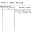 Meakin, George S. (Office Manager)