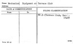 Mechanical Equipment at Terrace Club
