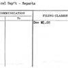 Medical Dep't - Reports