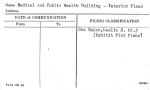 Medical and Public Health Building - Interior Plans