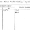 Medical & Public Health Building - Report