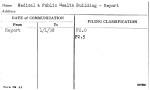 Medical & Public Health Building - Report