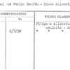 Medical and Public Health - Space Allocation