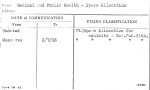 Medical and Public Health - Space Allocation