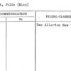 Medlock, Julia (Miss)