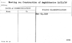 Meeting re: Construction of Amphitheatre 12/13/37