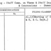 Meeting - Staff Comm. on Theme & Staff Dept. Exhibits & Concessions - Summary of
