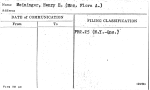 Meininger, Henry E. (Mrs. Flora A.)